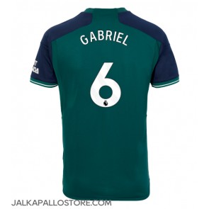 Arsenal Gabriel Magalhaes #6 Kolmaspaita 2023-24 Lyhythihainen